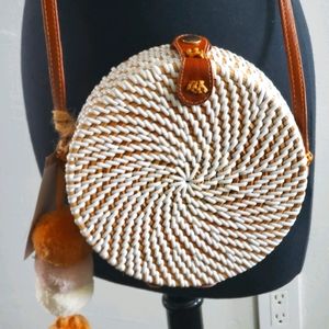 Brand New Basket Crossbody Bag